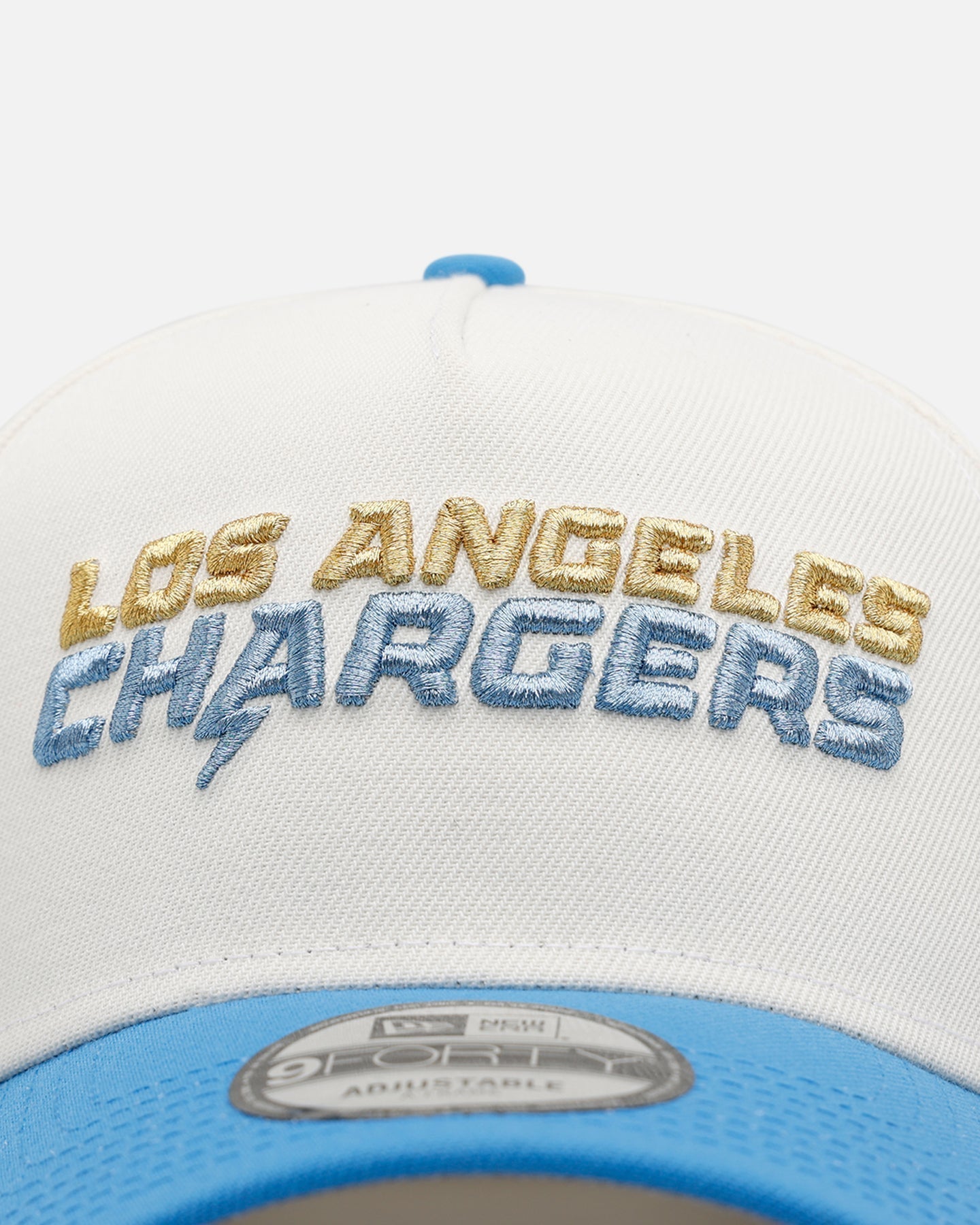 New Era Los Angeles Chargers 'Chrome Metallic Wordmark' 9FORTY A-Frame Snapback Chrome