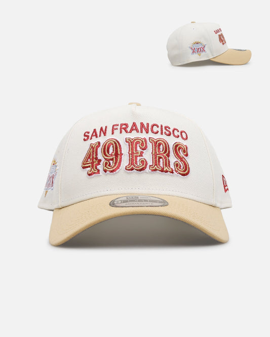 New Era San Francisco 49ers 'Chrome Metallic Wordmark' 9FORTY A-Frame Snapback Chrome