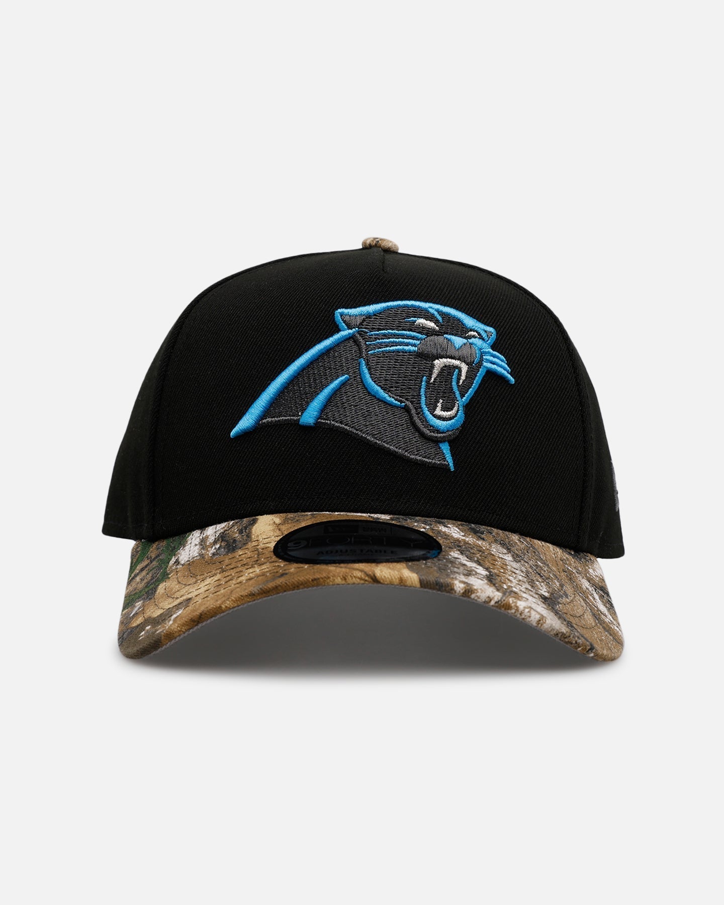 New Era Carolina Panthers 'Black Crown Realtree Visor' 9FORTY A-Frame Snapback Realtree Edge/Black