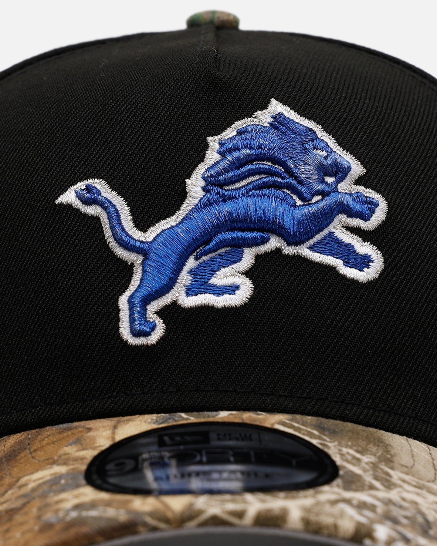 New Era Detroit Lions 'Black Crown Realtree Visor' 9FORTY A-Frame Snapback Realtree Edge/Black