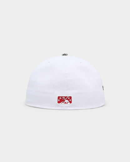 New Era Birmingham Barons 'Cement Grey' 59FIFTY Fitted White