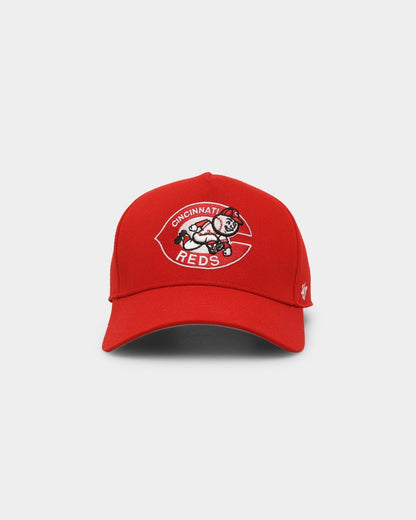 47 Brand Cincinnati Reds Cooperstown Retro Logo 47 MVP DT Snapback Red