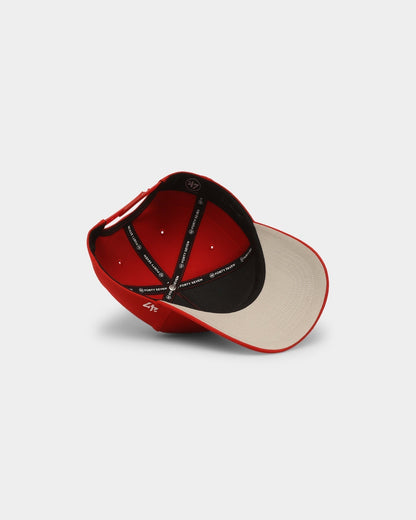 47 Brand Cincinnati Reds Cooperstown Retro Logo 47 MVP DT Snapback Red
