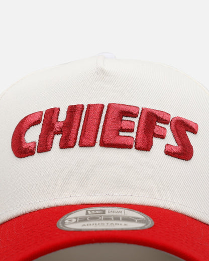 New Era Kansas City Chiefs 'Chrome Metallic Wordmark' 9FORTY A-Frame Snapback Chrome