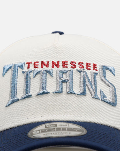 New Era Tennessee Titans 'Chrome Metallic Wordmark' 9FORTY A-Frame Snapback Chrome