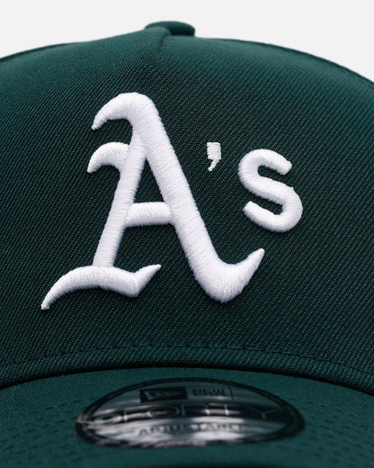 New Era Oakland Athletics 'Evergreen' 9FORTY A-Frame Snapback Dark Green