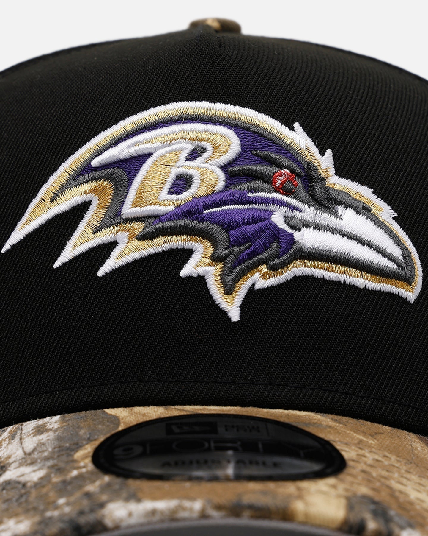 New Era Baltimore Ravens 'Black Crown Realtree Visor' 9FORTY A-Frame Snapback Realtree Edge/Black
