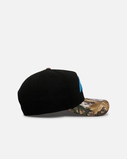 New Era Carolina Panthers 'Black Crown Realtree Visor' 9FORTY A-Frame Snapback Realtree Edge/Black