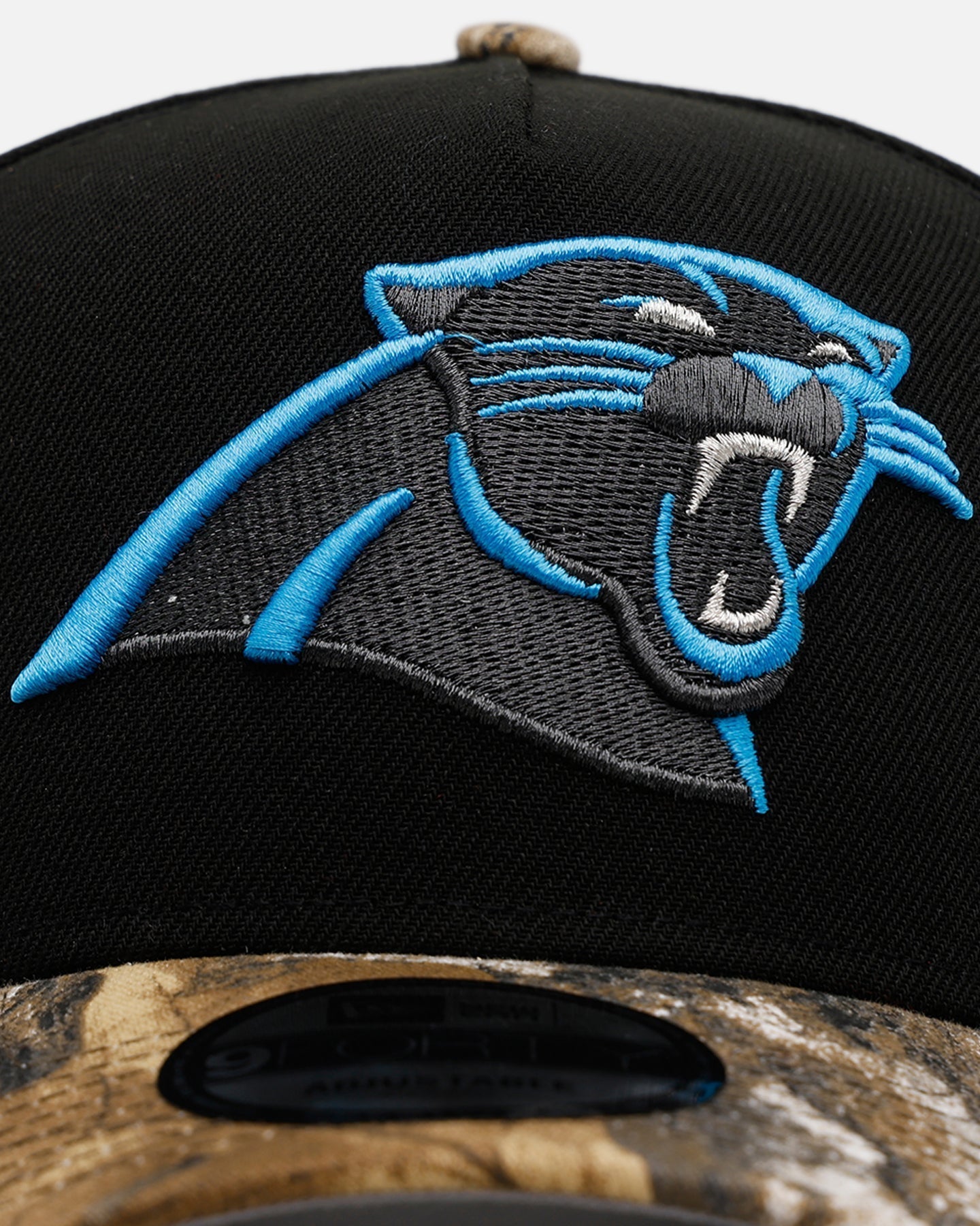 New Era Carolina Panthers 'Black Crown Realtree Visor' 9FORTY A-Frame Snapback Realtree Edge/Black