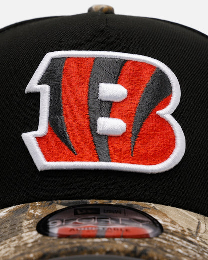 New Era Cincinnati Bengals 'Black Crown Realtree Visor' 9FORTY A-Frame Snapback Realtree Edge/Black