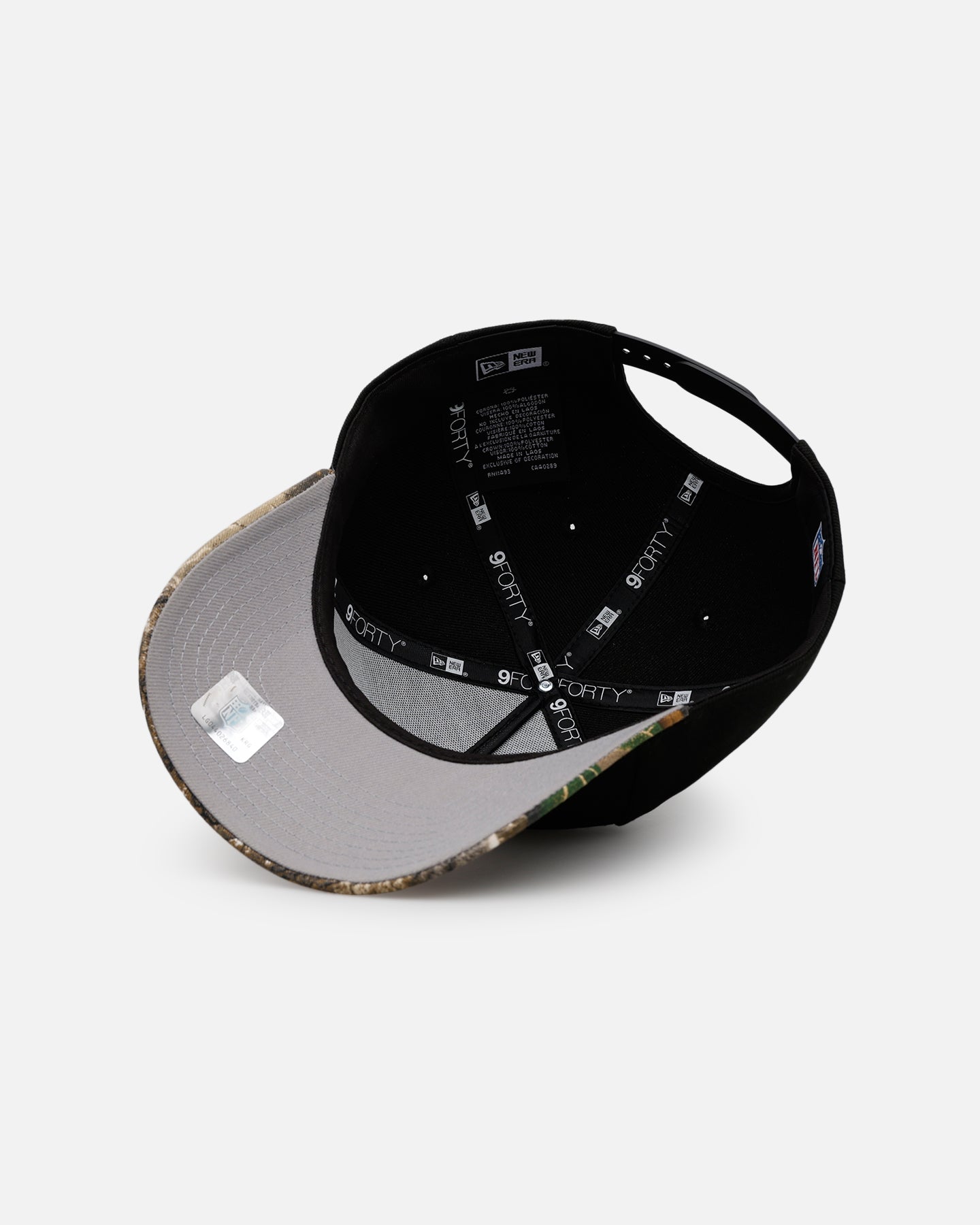 New Era Cincinnati Bengals 'Black Crown Realtree Visor' 9FORTY A-Frame Snapback Realtree Edge/Black