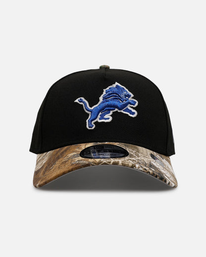 New Era Detroit Lions 'Black Crown Realtree Visor' 9FORTY A-Frame Snapback Realtree Edge/Black