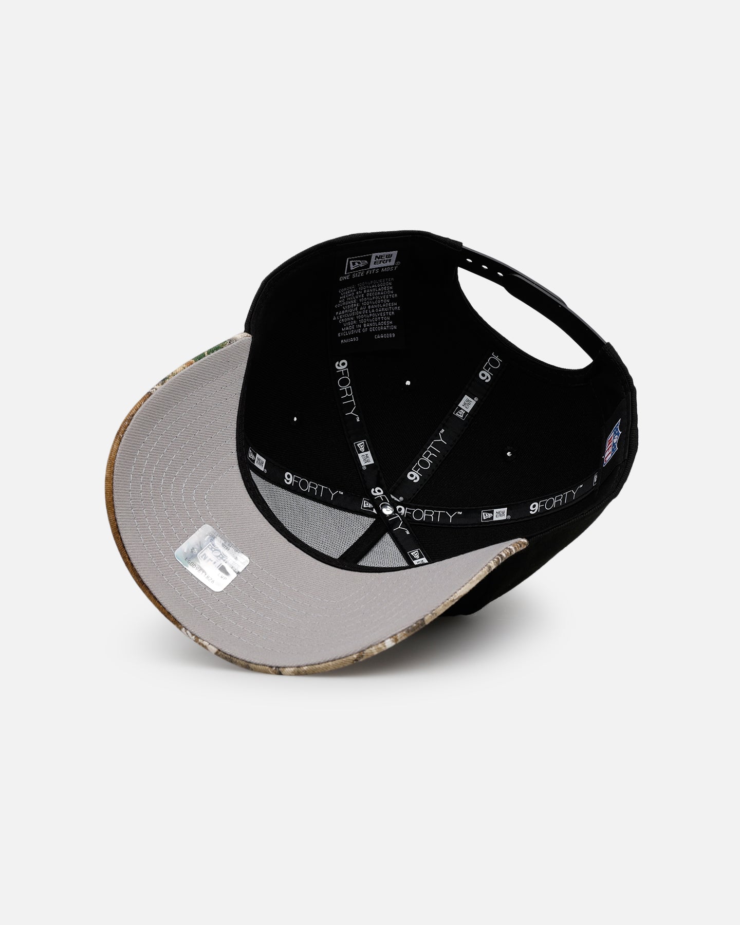 New Era Indianapolis Colts 'Black Crown Realtree Visor' 9FORTY A-Frame Snapback Realtree Edge/Black