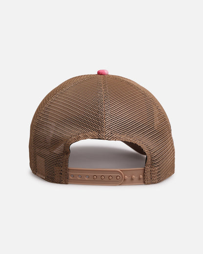 New Era Los Angeles Dodgers 'Digi Camo' 9FORTY A-Frame Trucker Snapback Pink/White