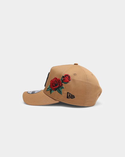 New Era New York Yankees 'Rose Emblem' 9FORTY A-Frame Snapback Wheat/Black